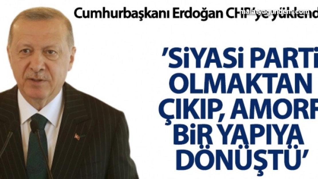 CHP hakiki bir siyasi parti olmaktan çıkıp heyula haline dönüşmüş amorf bir yapıdır