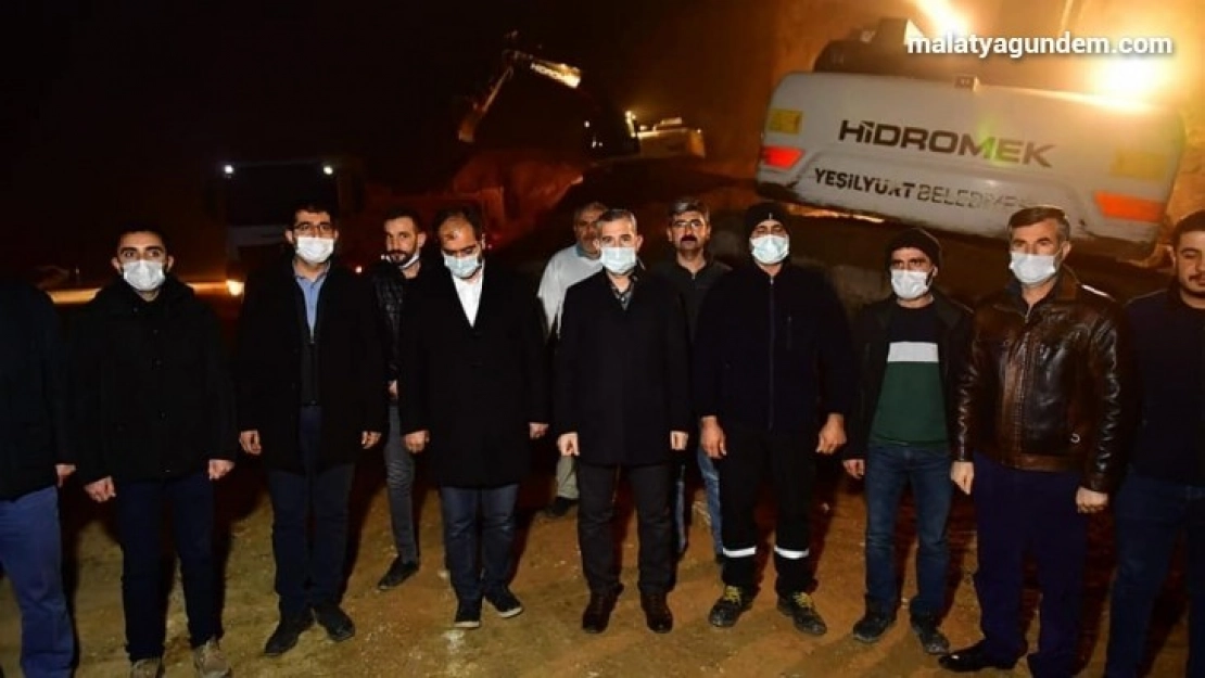Çınar, polis kontrol noktası inşaat alanını inceledi