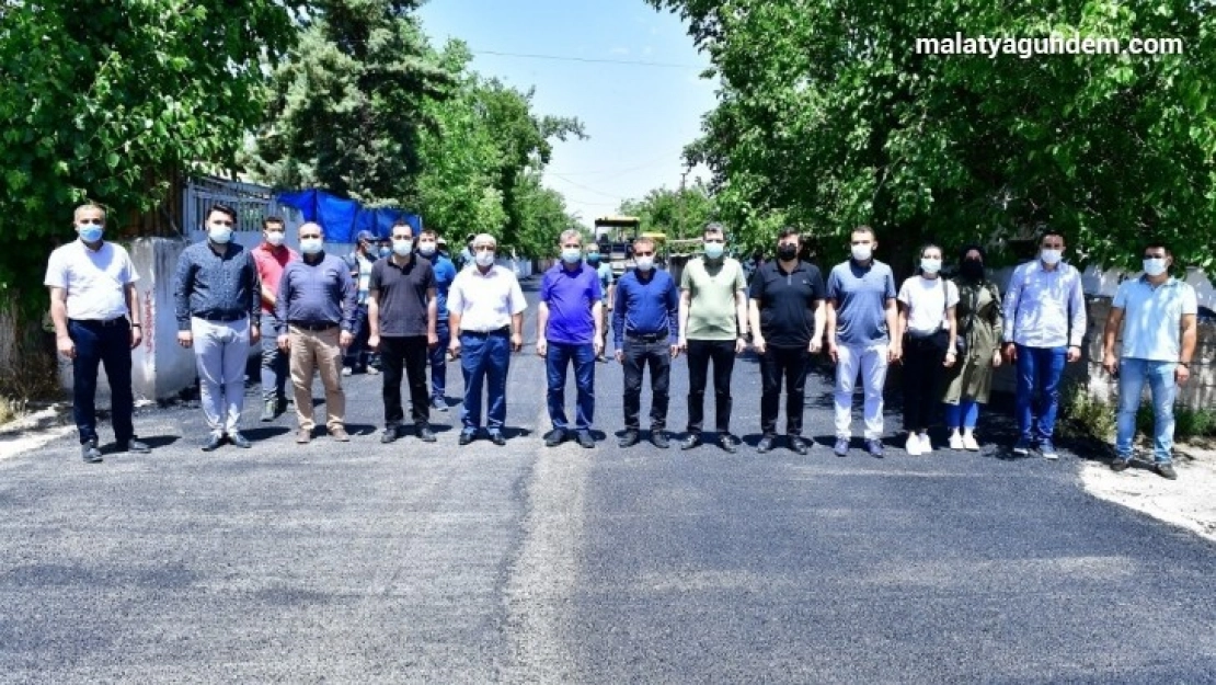 Çınar, yol yenileme hizmetlerini inceledi