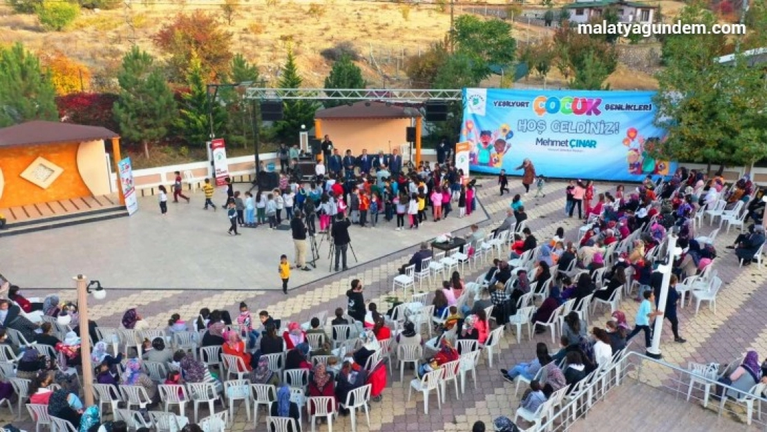 Çocuklar, Yeşilyurt çocuk şenliğinde keyifli anlar yaşadı