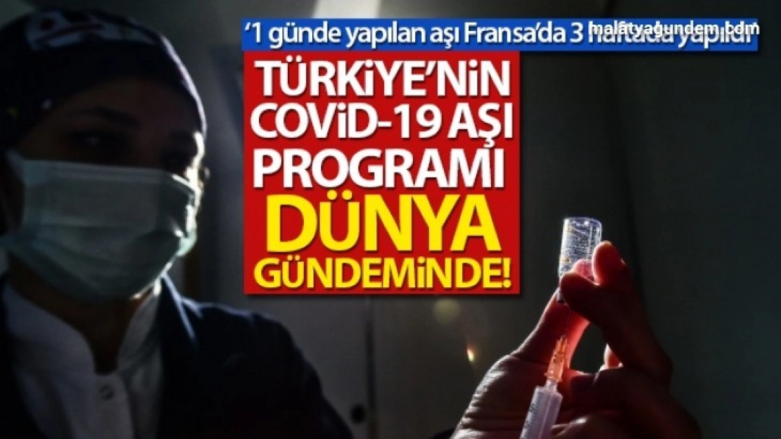 Covid-19 aşı programı dünya gündeminde