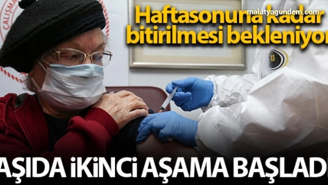 Covid-19 aşılamasında ikinci aşamaya geçildi