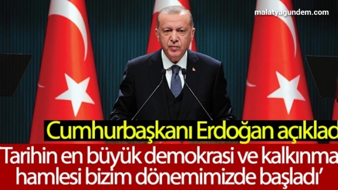 Cumhurbaşkanı Erdoğan: 'Biz buralara vesayetin paraşütü ile gelmedik'