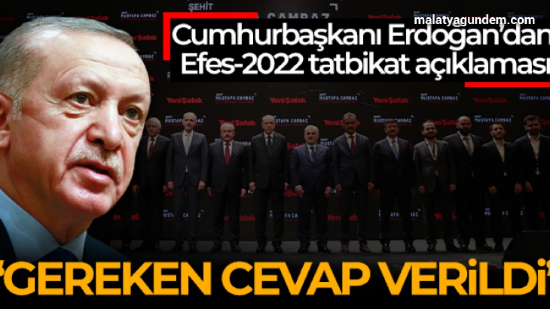 Cumhurbaşkanı Erdoğan: 'Bu milletin neler yapabileceğini görecek'