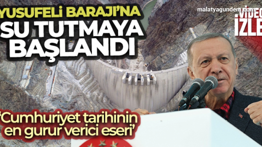 Cumhurbaşkanı Erdoğan: 'Cumhuriyet tarihinin en gurur verici eseri'