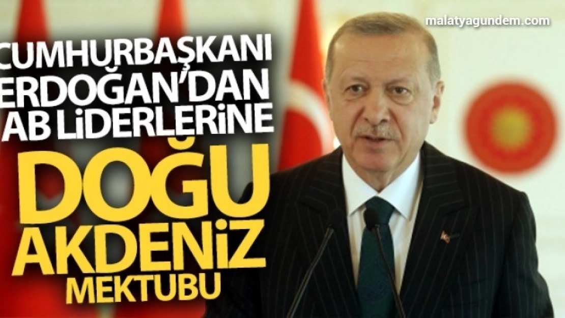 Cumhurbaşkanı Erdoğan'dan AB liderlerine Doğu Akdeniz mektubu
