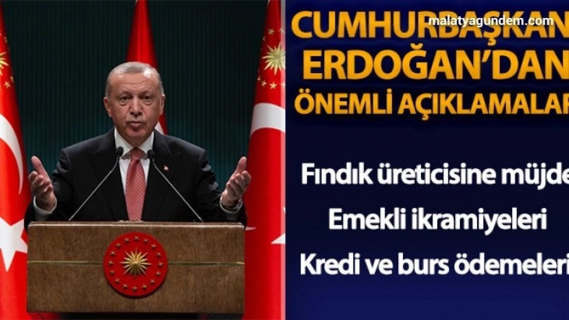 Cumhurbaşkanı Erdoğan'dan önemli açıklamalar