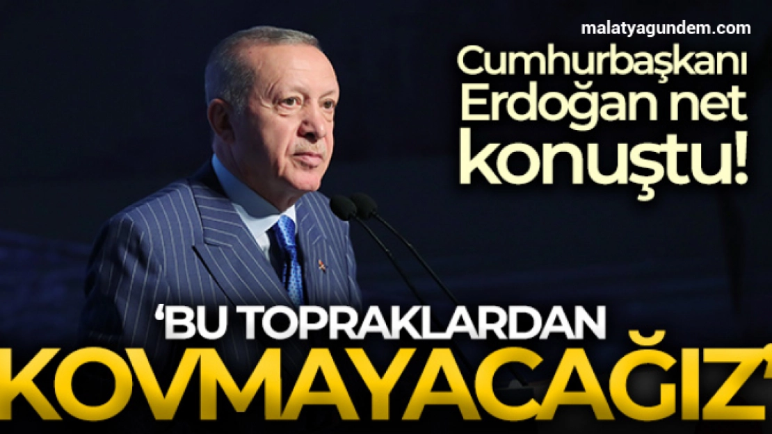 Cumhurbaşkanı Erdoğan'dan önemli açıklamalar