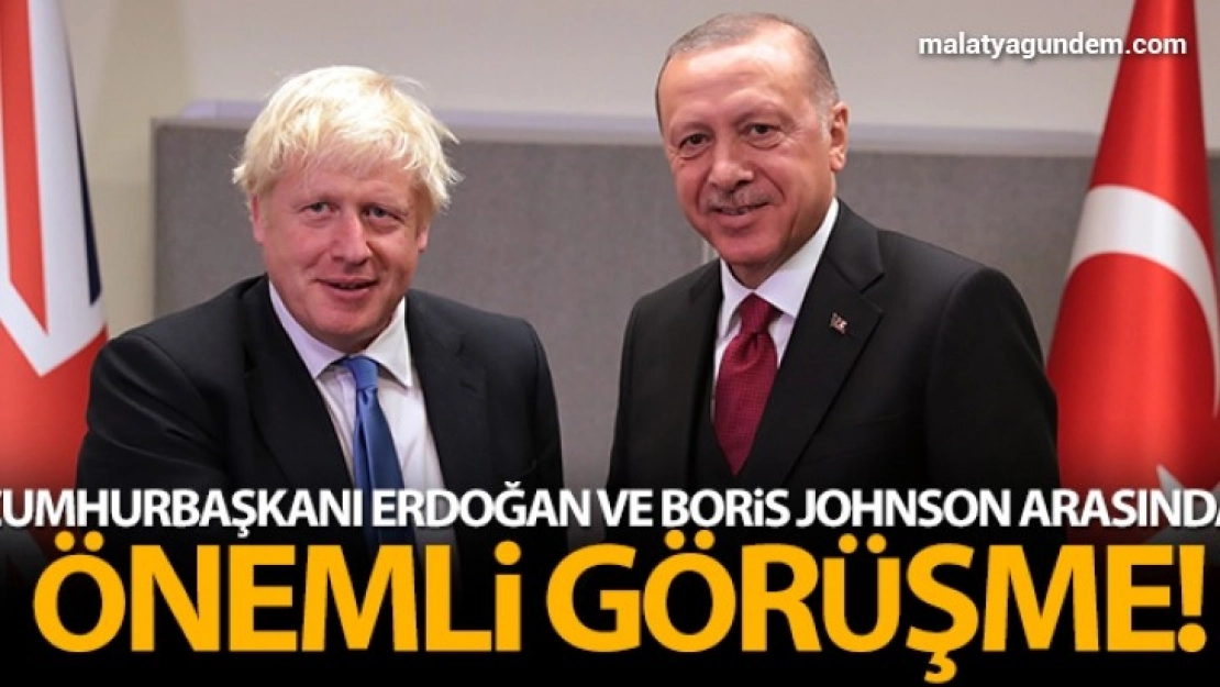 Cumhurbaşkanı Erdoğan, İngiltere Başbakanı Johnson ile görüştü