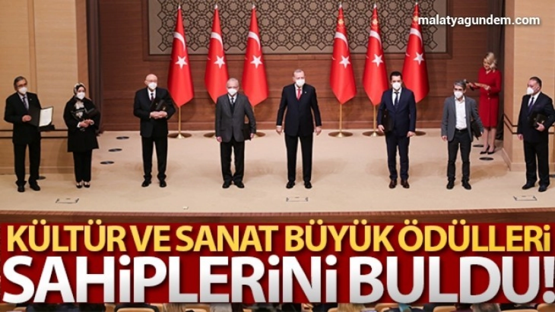 Cumhurbaşkanı Erdoğan, Kültür ve Sanat Büyük Ödülleri töreninde konuştu