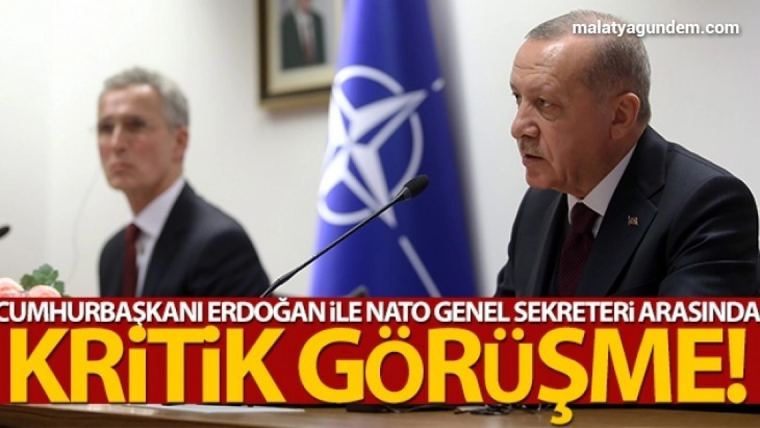 Cumhurbaşkanı Erdoğan, NATO Genel Sekreteri Stoltenberg ile görüştü