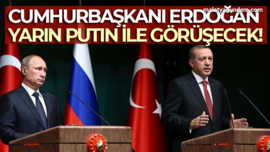 Cumhurbaşkanı Erdoğan Putin ile görüşecek!