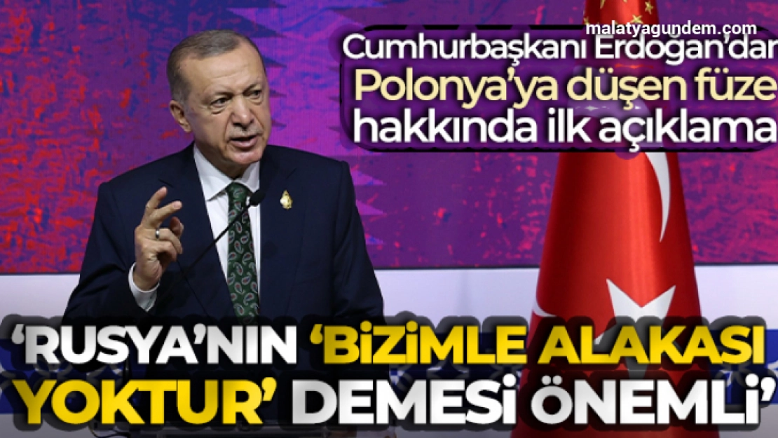 Cumhurbaşkanı Erdoğan: 'Rusya'nın bizimle bu işin alakası yoktur demesi bizim için önemli'