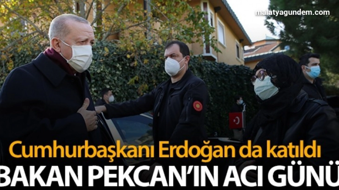 Cumhurbaşkanı Erdoğan, Ticaret Bakanı Pekcan'ın annesinin cenaze törenine katıldı