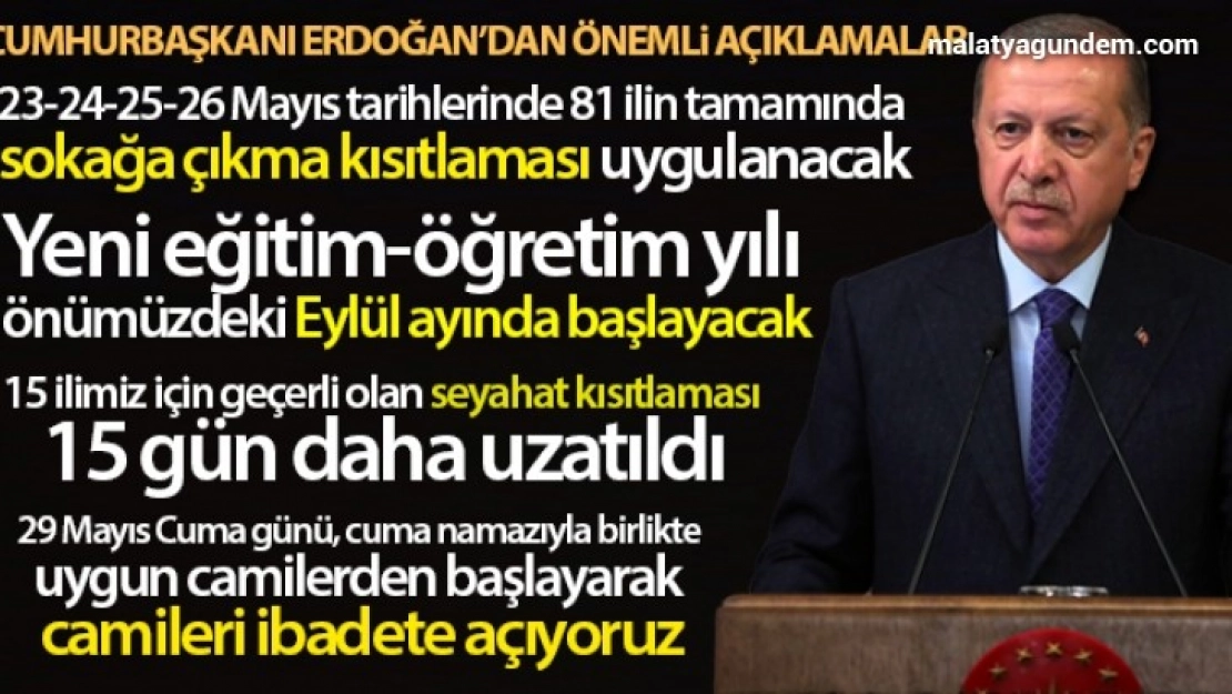 Cumhurbaşkanı Erdoğan'dan önemli açıklamalar