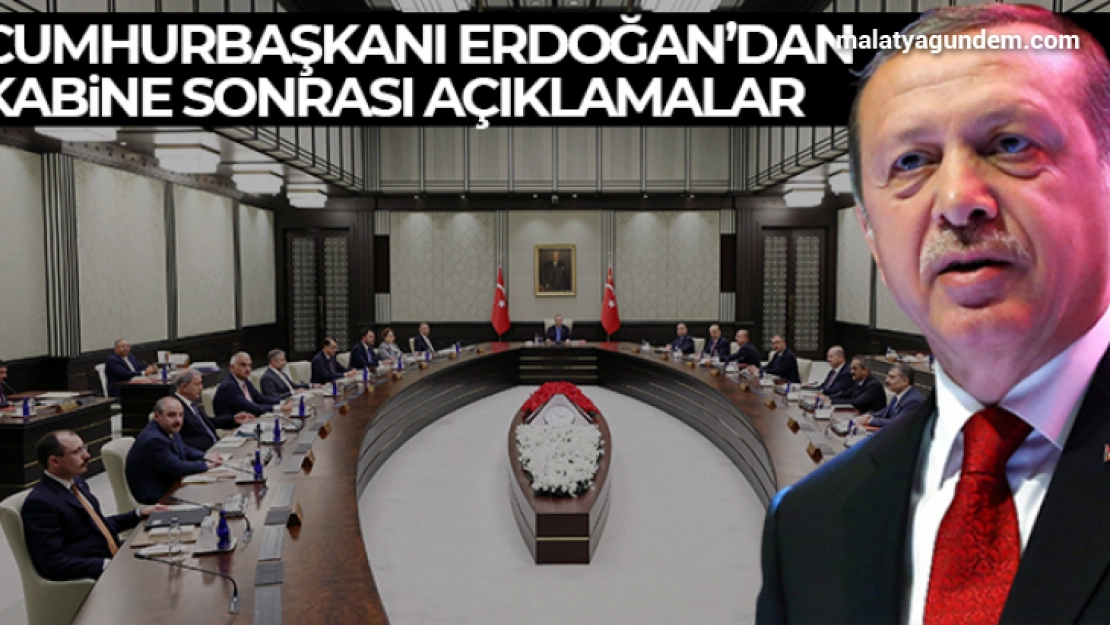 Cumhurbaşkanlığı Kabinesi sona erdi