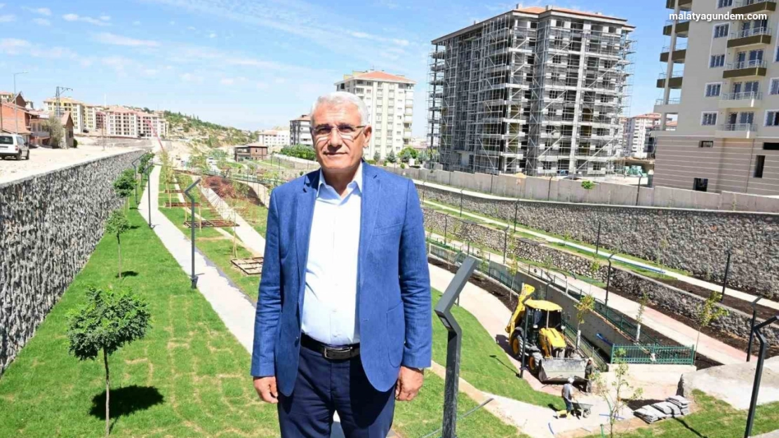 Derme Deresi Battalgazi'ye nefes oluyor