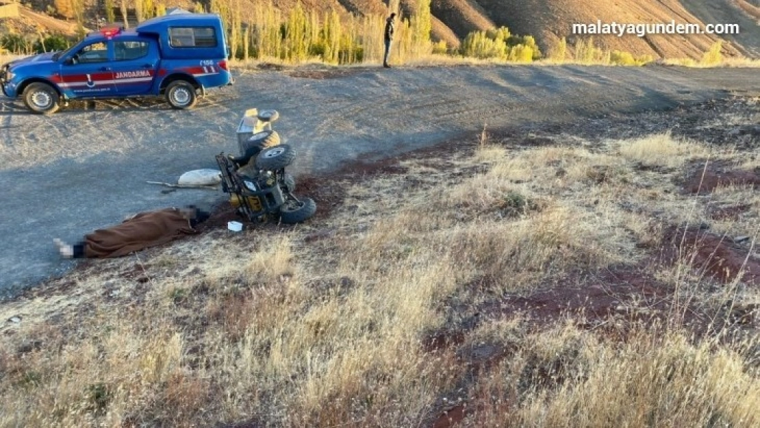 Devrilen ATV'nin sürücüsü öldü