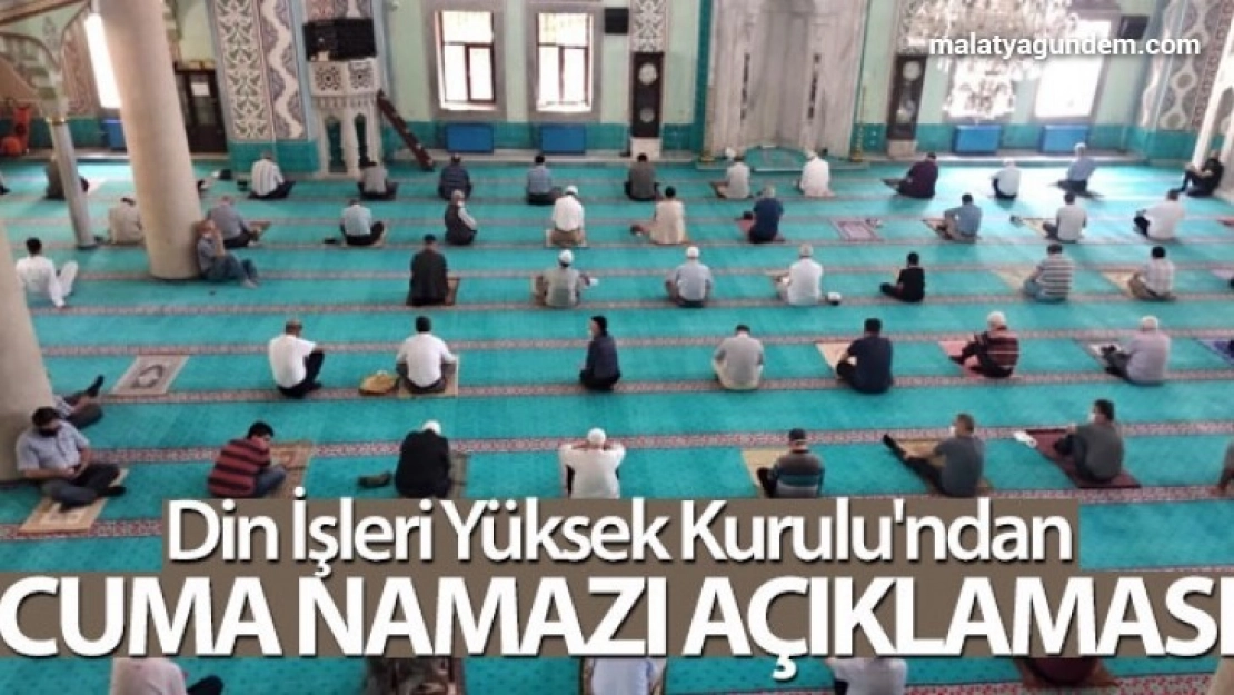 Din İşleri Yüksek Kurulu'ndan, cuma namazına ilişkin açıklama