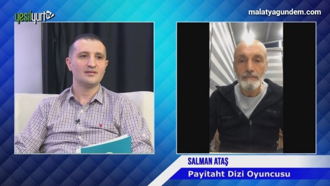 Dizi oyuncuları, deprem anında Yeşilyurt TV'de canlı yayındaydı