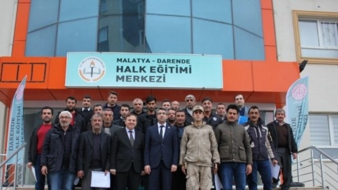 'Doğal gaz Yakıtlı Kalorifer Ateşleme ' Kurs Sertifikaları Verildi
