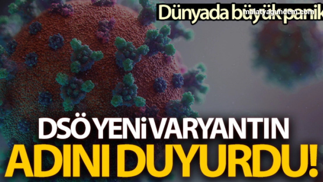 DSÖ, Covid-19'un yeni mutasyonun adını açıkladı