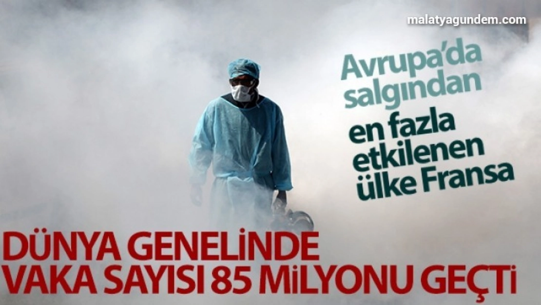 Dünya genelinde korona virüs vaka sayısı 85 milyonu geçti