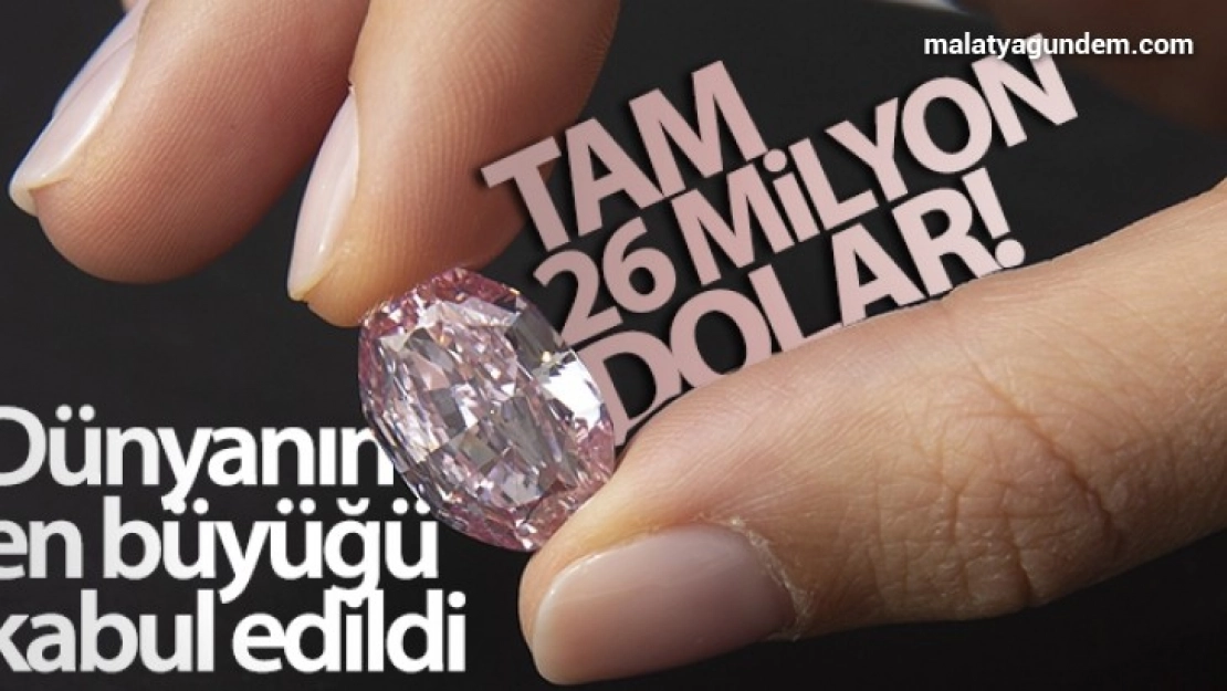 Dünyanın en büyüğü kabul edildi