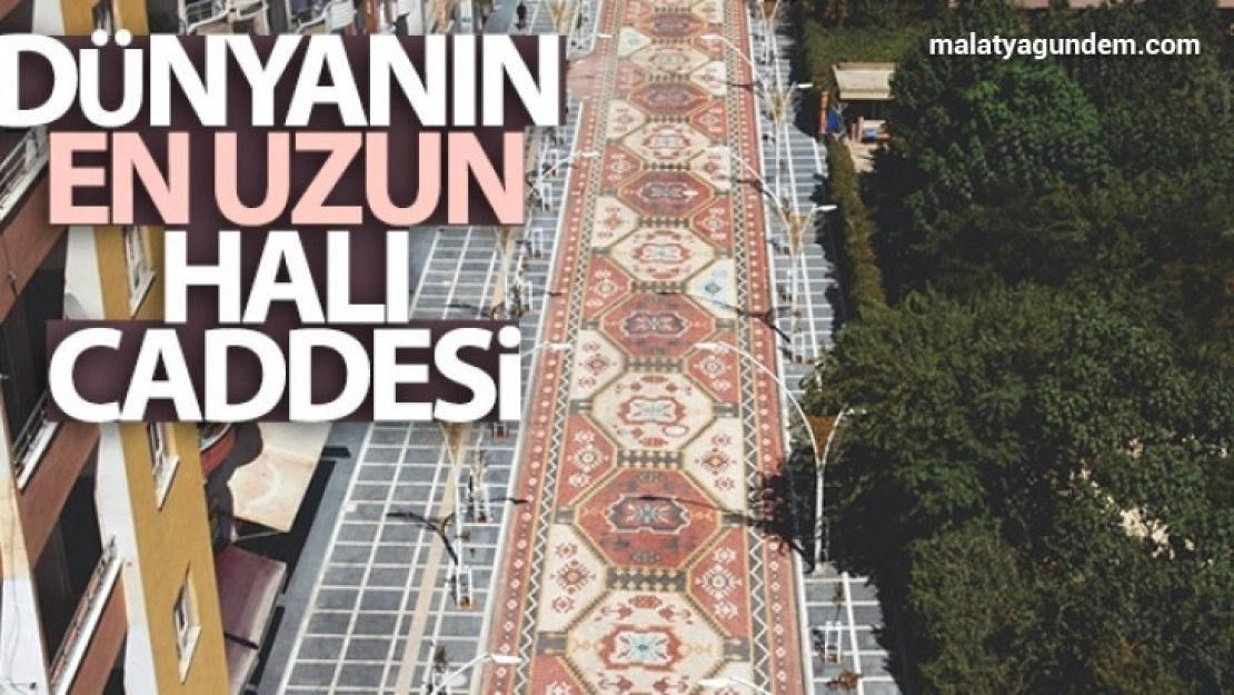 Dünyanın en uzun halı caddesi