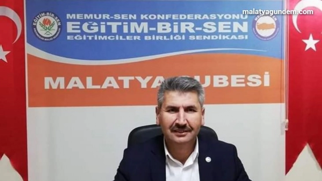 Eğitim Bir Sen'in hedefi kampanyada Malatya plakası