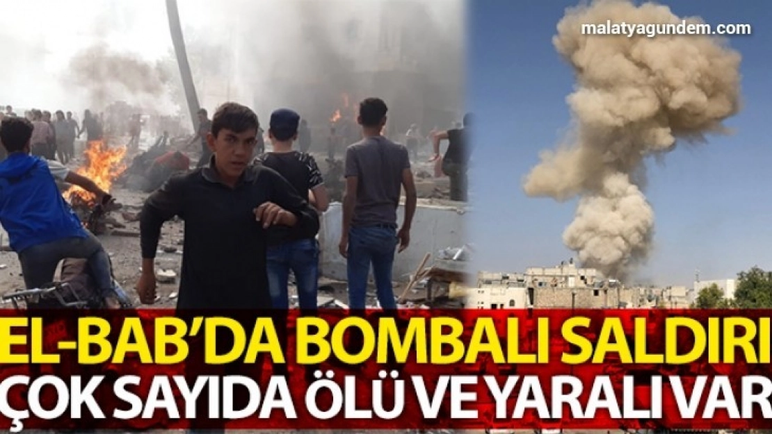 El-Bab'da bombalı saldırı, çok sayıda ölü ve yaralılar var