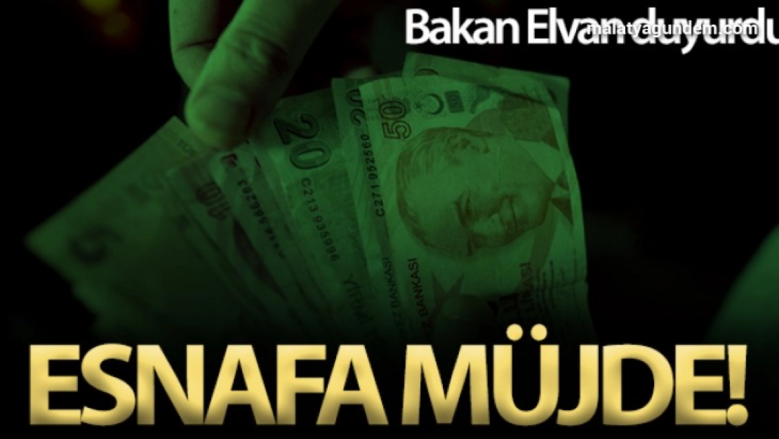 Elvan'dan esnafa müjde