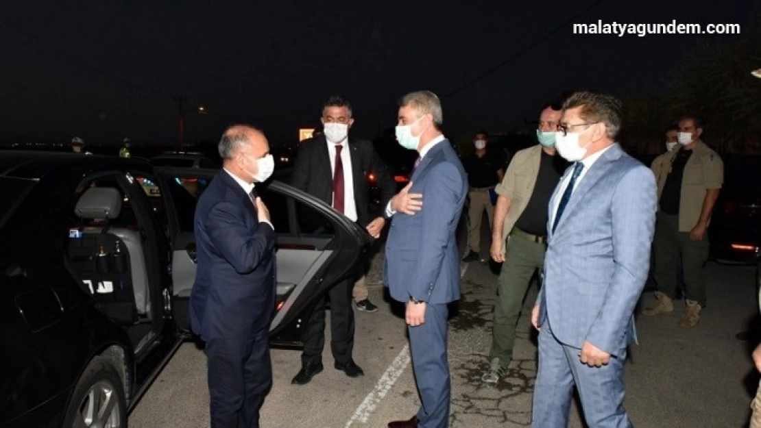 Emniyet Genel Müdürü Aktaş, Malatya'da trafik kontrol noktasını ziyaret etti