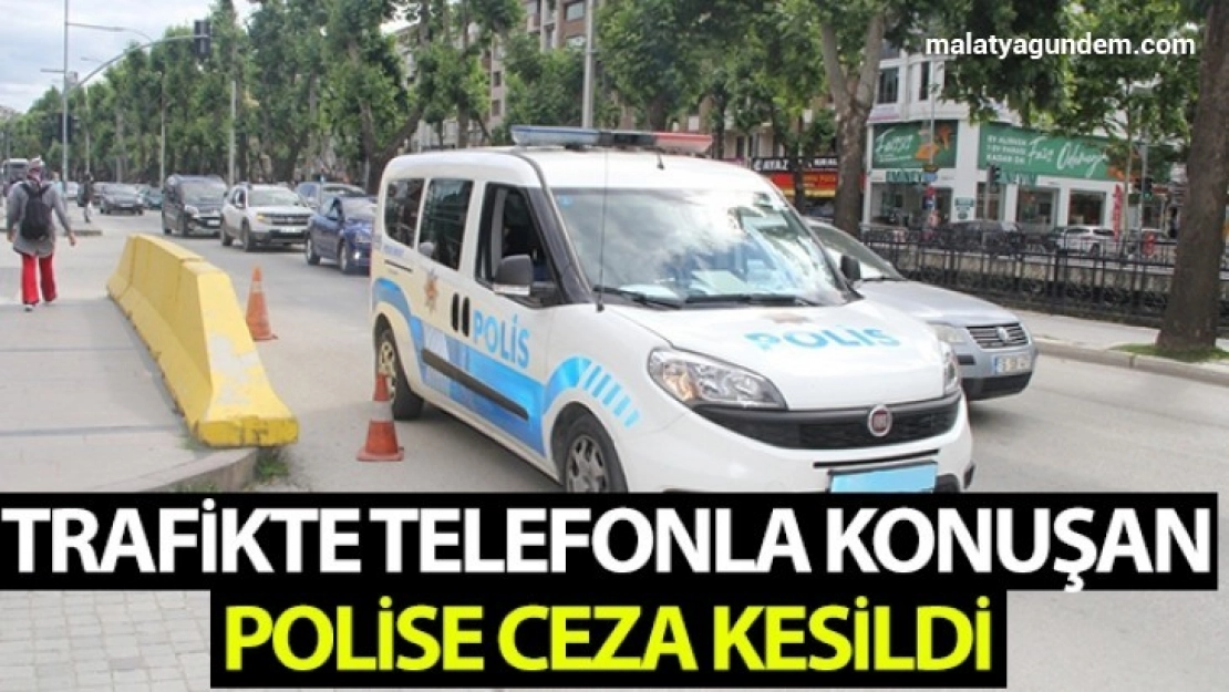 Emniyet müdürüne yakalanan polise ceza kesildi