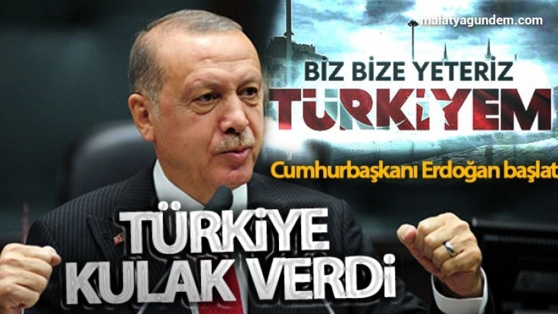 Erdoğan başlattı Türkiye kulak verdi