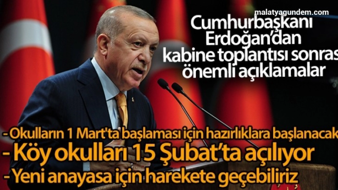 Okulların 1 Mart'ta başlaması için hazırlıklara başlanacak
