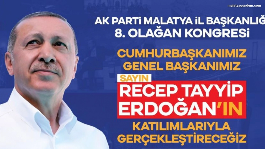 Erdoğan'ında katılacağı Ak Parti'nin il kongresi 24 Ocak'ta