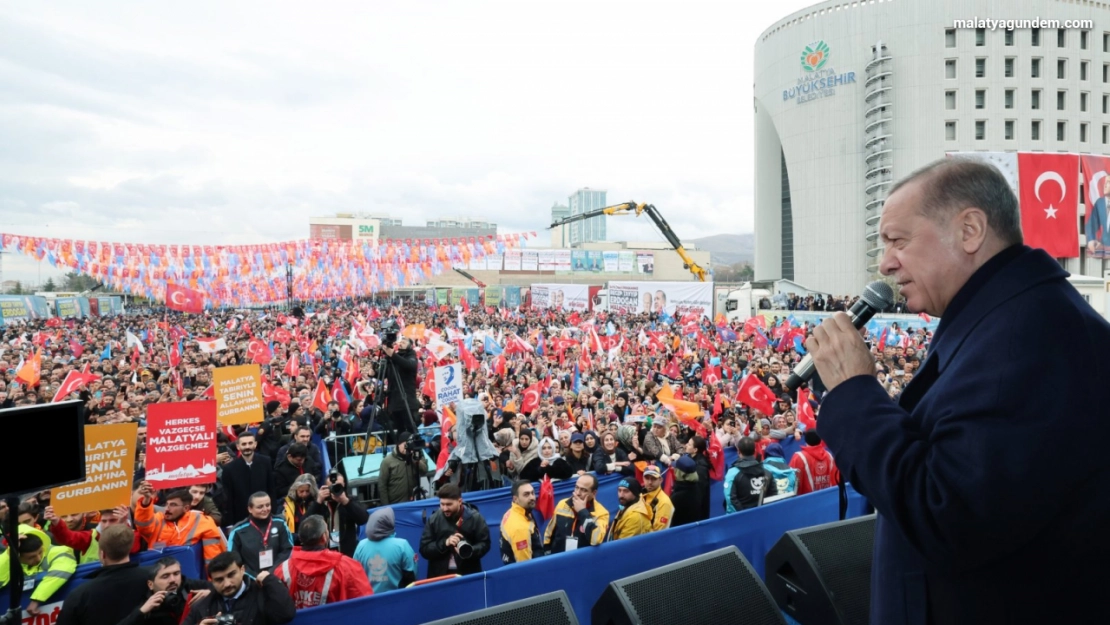 Erdoğan Malatya'ya Gelemiyor