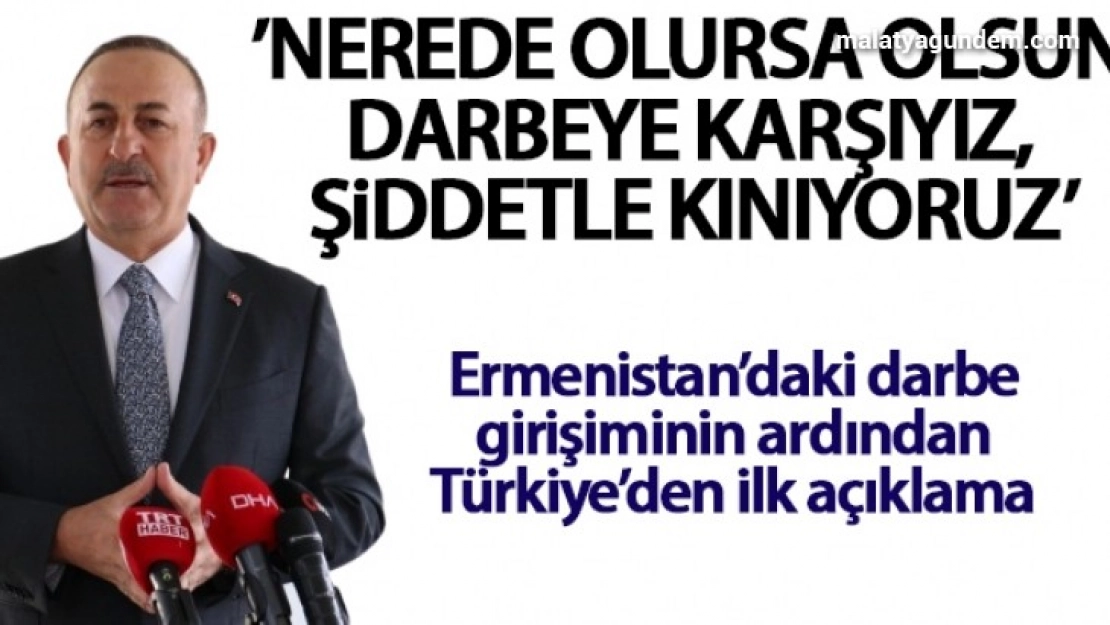 Ermenistan'da darbe girişiminin ardından Türkiye'den ilk açıklama