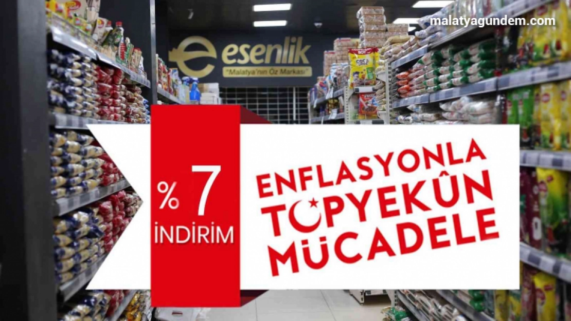 Esenlik marketlerde KDV indirimi başladı