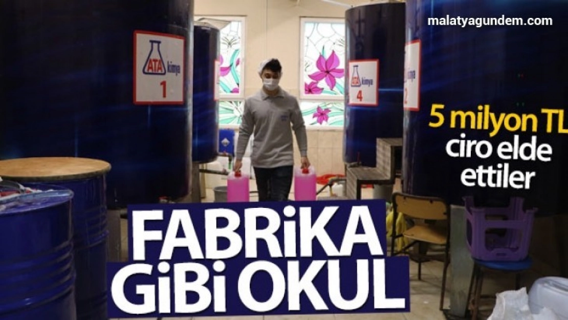 'Fabrika gibi okul'dan 5 milyon TL ciro