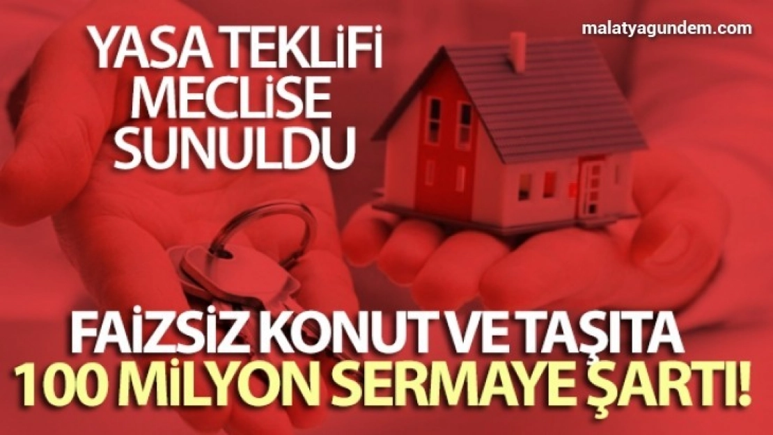 Faizsiz sistemde konut ve taşıt satışı sağlayan firmalara 100 milyon sermaye şartı geliyor