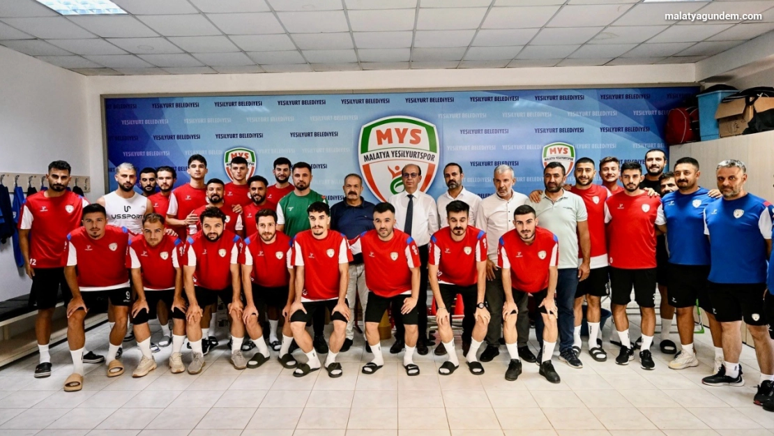 Geçit, Malatya Yeşilyurtspor Kulübünü ziyaret etti