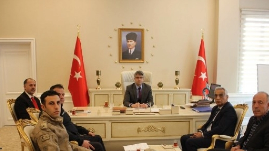 Gösteri yürüyüş yerlerini belirleme toplantısı düzenlendi