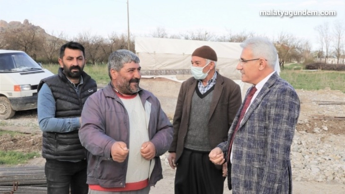 Güder, ekiplerin Orduzu'daki çalışmalarını inceledi