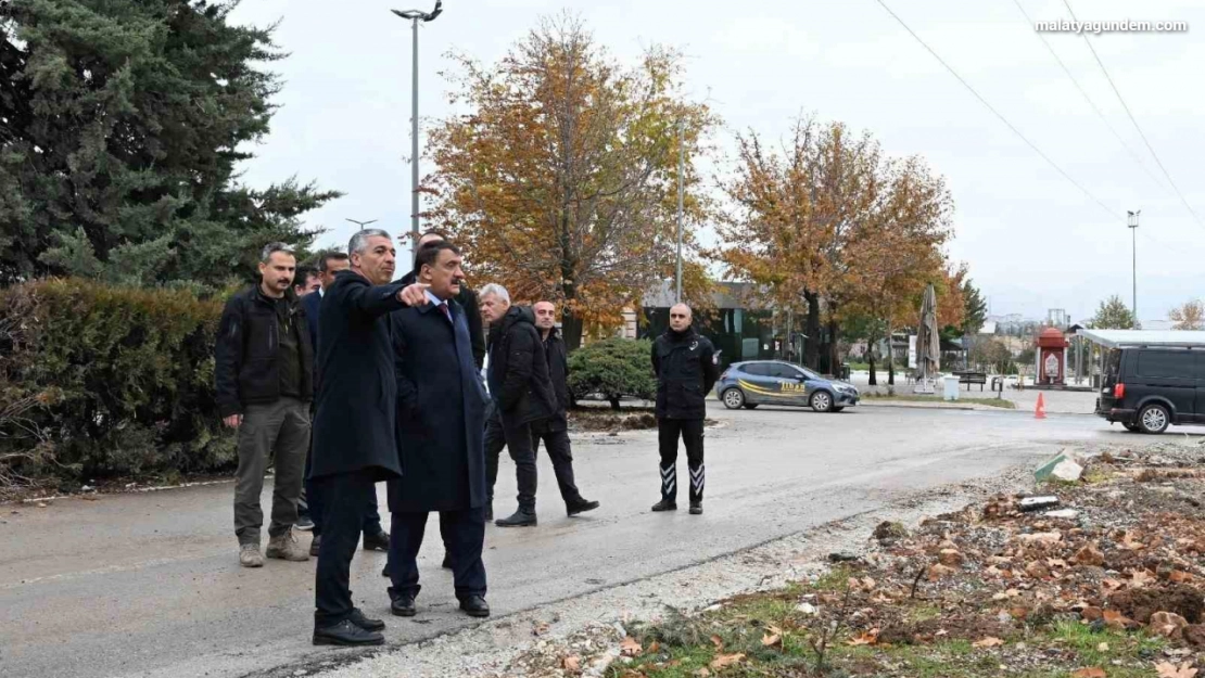 Gürkan'dan, Mezarlıklar Dairesi Başkanlığı İdari Hizmet Binası'nda inceleme