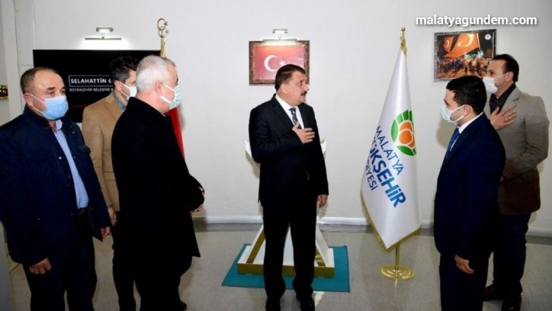 Gürkan Kaymakam Yılmaz'ı makamında ağırladı