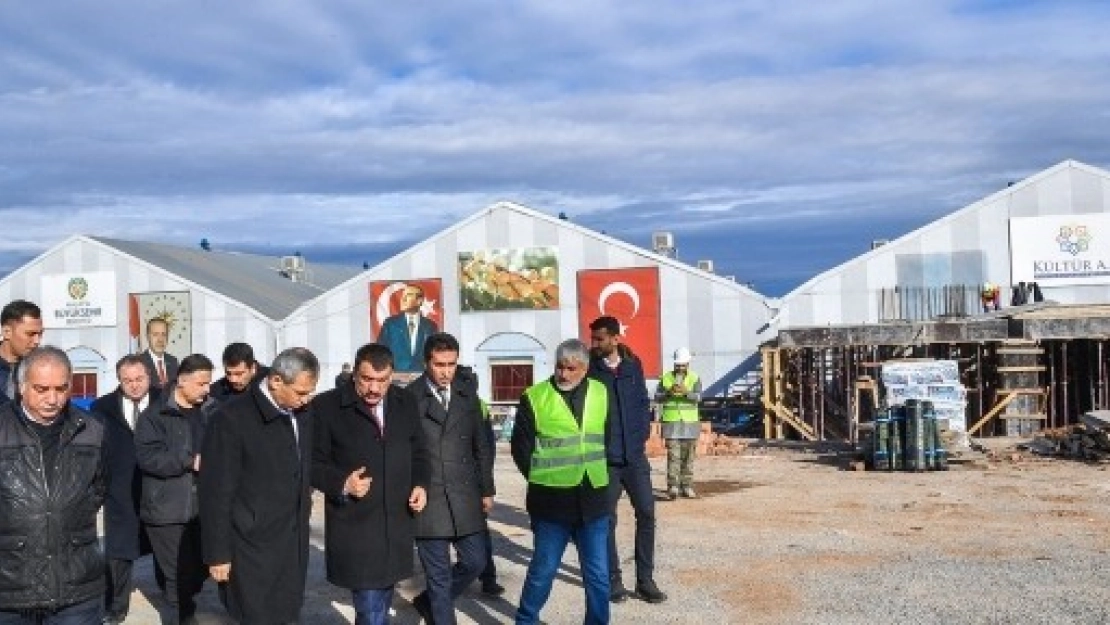 Gürkan, Yeni Kongre ve Fuar Merkezi İnşaat Alanını İnceledi