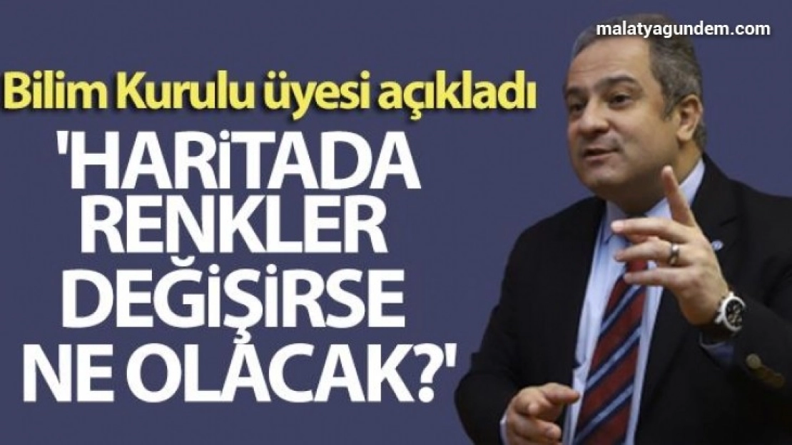 Haritada renkler değişirse ne olacak