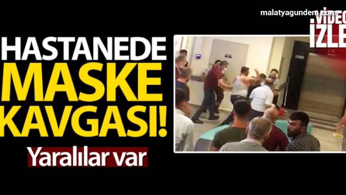 Hastanede maske kavgası: 3 yaralı